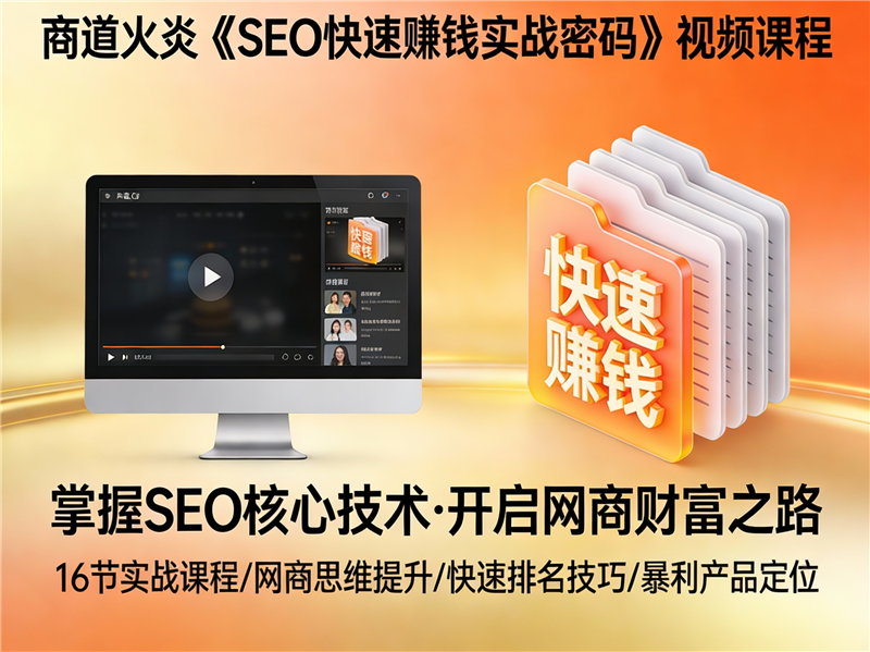 商道火炎《SEO快速赚钱实战密码》